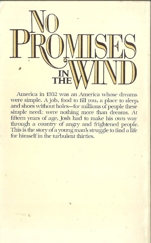 No Promises in the Wind Online Hot Sale