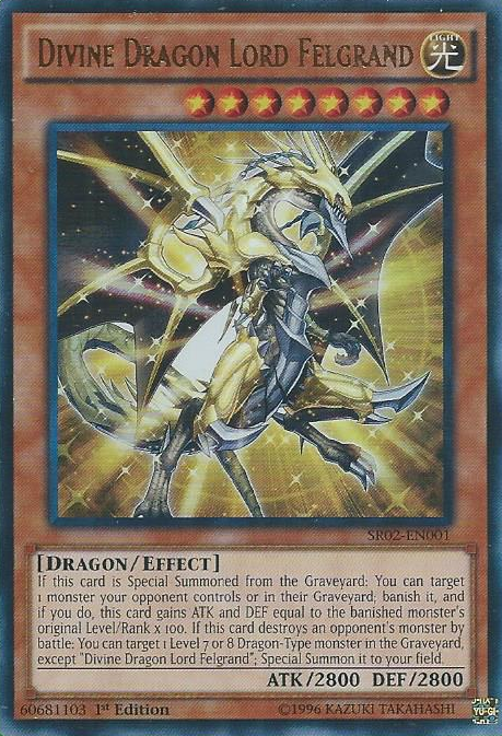 Divine Dragon Lord Felgrand [SR02-EN001] Ultra Rare Sale