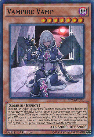 Vampire Vamp [MP15-EN050] Super Rare For Discount