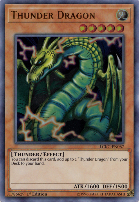 Thunder Dragon [LCKC-EN067] Ultra Rare Fashion