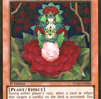 Tytannial, Princess of Camellias [PGLD-EN088] Gold Rare Sale