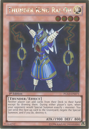 Thunder King Rai-Oh [PGLD-EN075] Gold Rare For Cheap