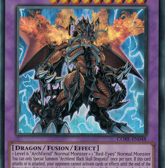 Archfiend Black Skull Dragon [CORE-EN048] Ultra Rare For Discount