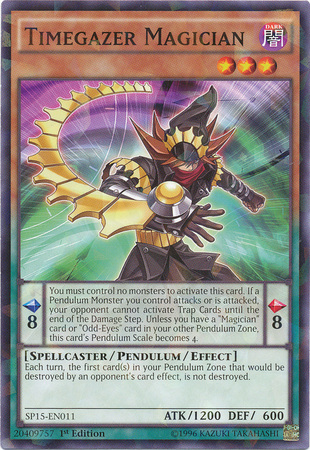 Timegazer Magician [SP15-EN011] Shatterfoil Rare Cheap