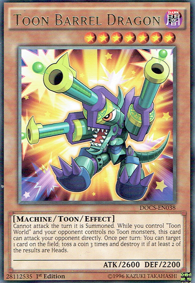 Toon Barrel Dragon [DOCS-EN038] Rare Online