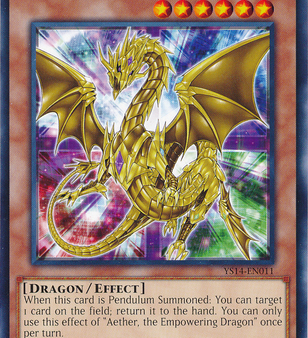 Aether, the Empowering Dragon [YS14-EN011] Common Supply