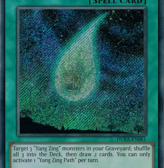 Yang Zing Path [DUEA-EN061] Secret Rare For Cheap