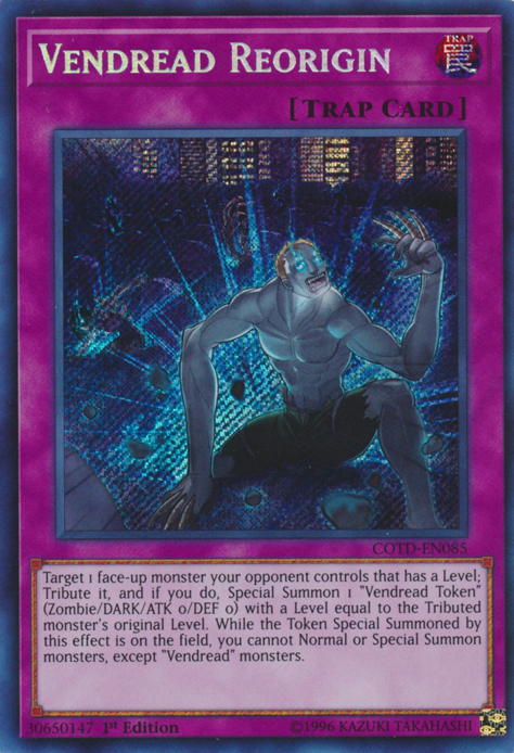 Vendread Reorigin [COTD-EN085] Secret Rare Online Hot Sale