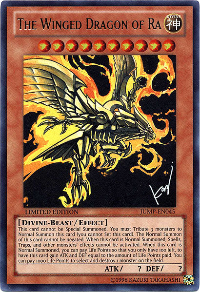 The Winged Dragon of Ra [JUMP-EN045] Ultra Rare Hot on Sale