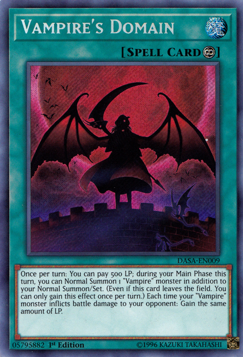 Vampire s Domain [DASA-EN009] Secret Rare Cheap