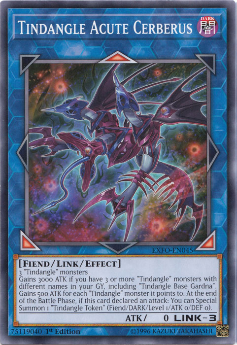 Tindangle Acute Cerberus [EXFO-EN045] Common Online