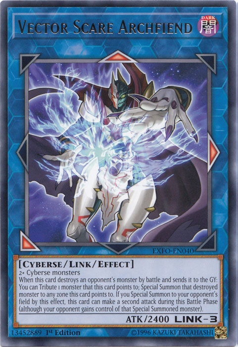 Vector Scare Archfiend [EXFO-EN040] Rare Discount