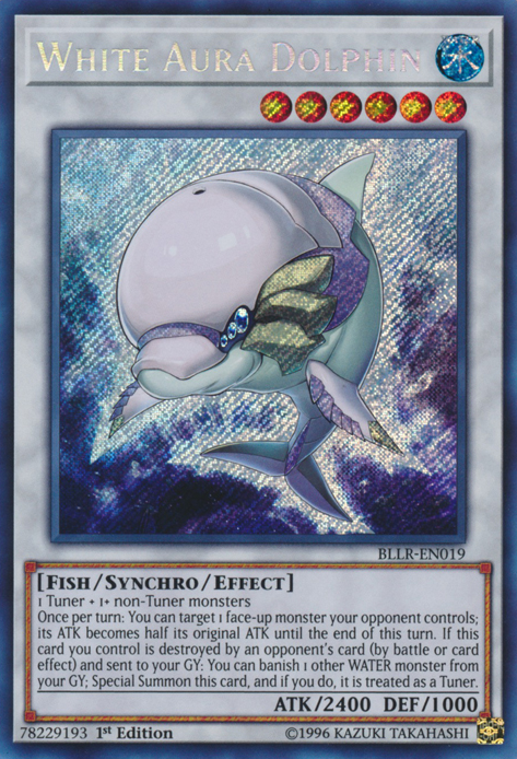 White Aura Dolphin [BLLR-EN019] Secret Rare Online