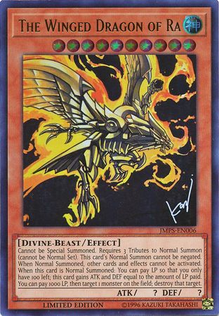 The Winged Dragon of Ra [JMPS-EN006] Ultra Rare on Sale