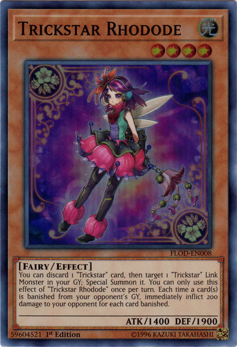 Trickstar Rhodode [FLOD-EN008] Super Rare For Discount